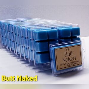 BUTT NAKED Soy-blend Highly Fragranced Wax Melts-$8 per pack